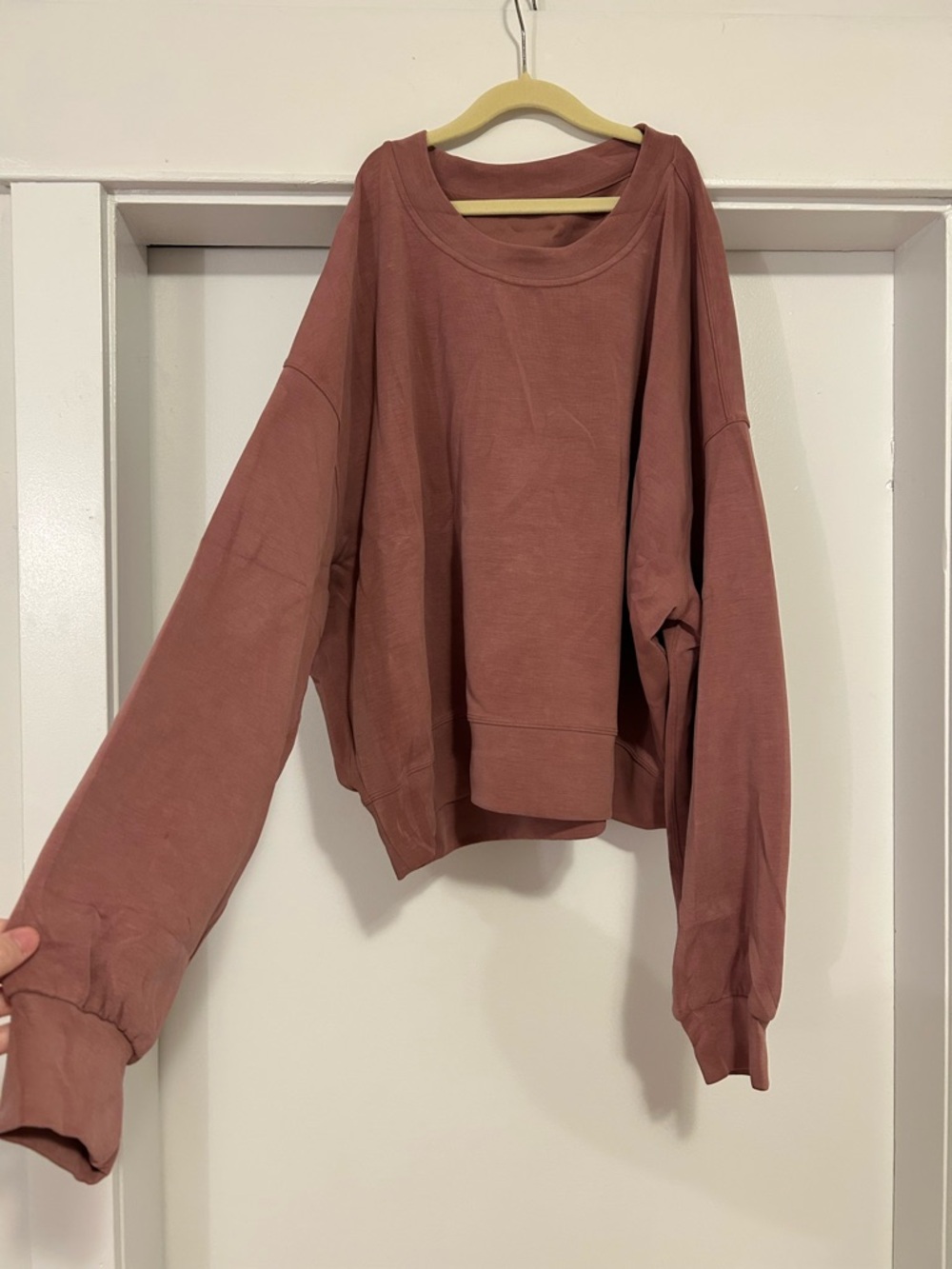 lululemon Perfectly Oversized Cropped Crew Softstreme